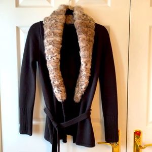 Elie Tahari 100% Merino wool cardigan
